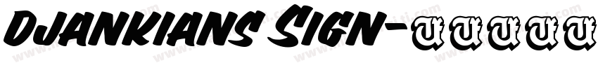 djankians Sign字体转换